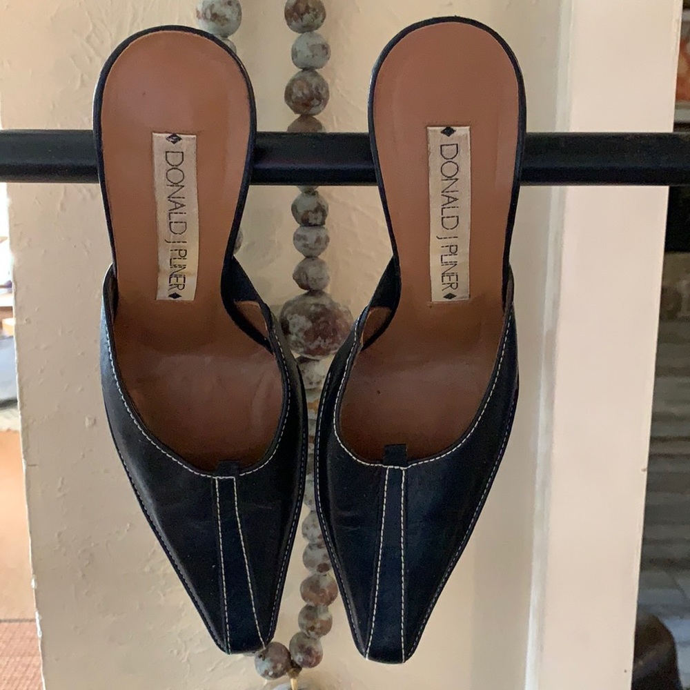 Vintage DJP mule slide heels